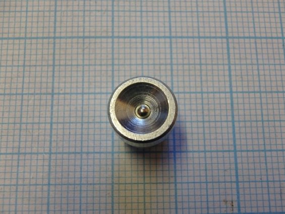 Пресс-масленка заколачиваемая воронкообразная 8х10мм D1A прямая круглая