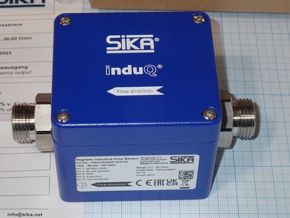 Магнитно-индуктивный датчик потока Sika BMA00548162 VMI07ASS00YGX100 Magnetic Inductive Flow Sensor