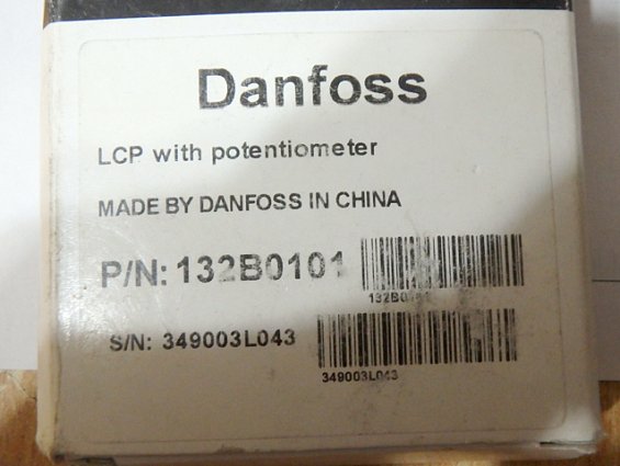 Панель местного управления danfoss LCP12 132b0101 с потенциометром