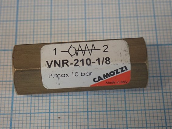 Обратный клапан CAMOZZI VNR-210-1/8