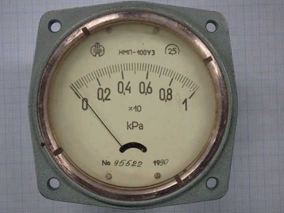 Напоромер НМП-100-10-2.5-У3 0-10kPa IP53 1990г