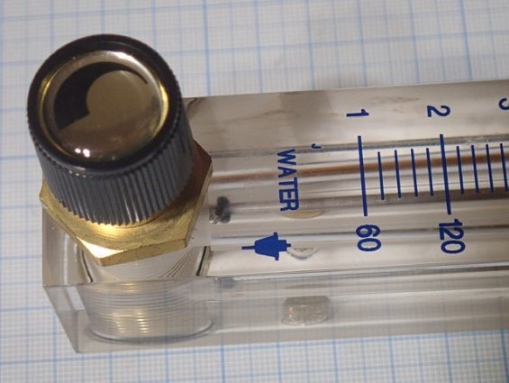 Ротаметр для воды Key Instruments 2530A4L69BVBN-NL 01C05002549 1...10LPM 60...600LPH расход воды 60.