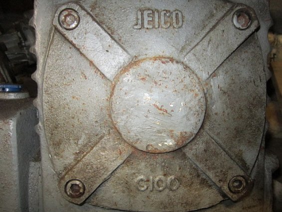 Редуктор червячный WORM REDUCER C-100 C100 model: jk-hw ratio 100:1 JEICO JEIL