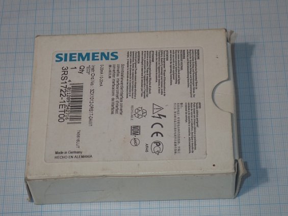 Аналоговый преобразователь SIEMENS 3RS1722-1ET00