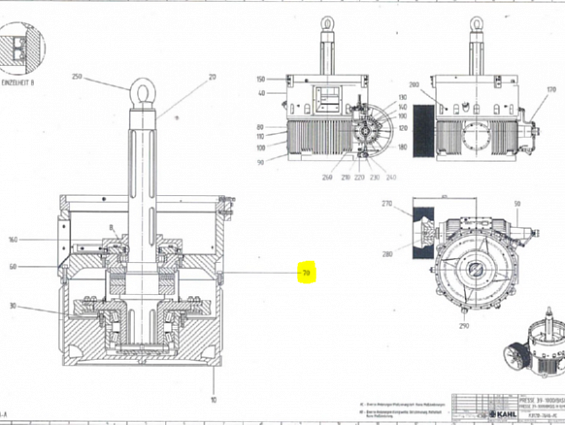 Цилиндр.винт с внутр. шестигранником KAHL K6020-2197 0070 ZYLINDERSCHR. M. INNENSECHSKT