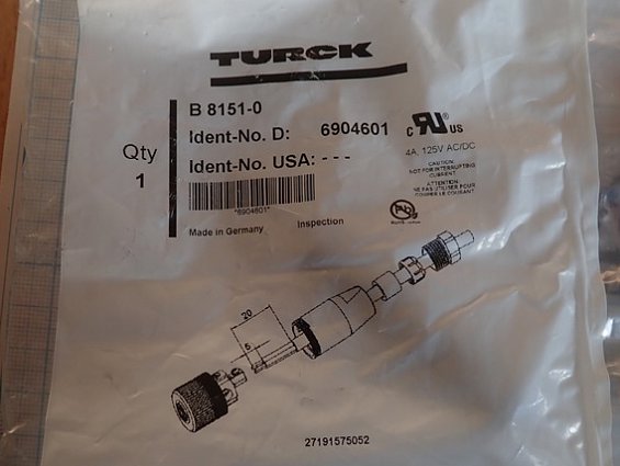 Датчик ультразвуковой центрифуги BMA TURCK RU20U-M18M-UP8X2-H1151 100000558