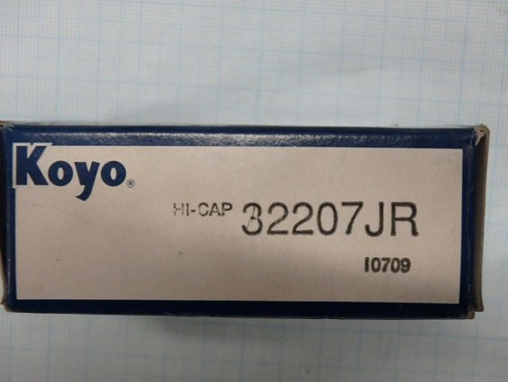 Подшипник 32207JR HI-CAP KOYO D=72мм d=35мм в=19/25мм роликовый наружный ступицы