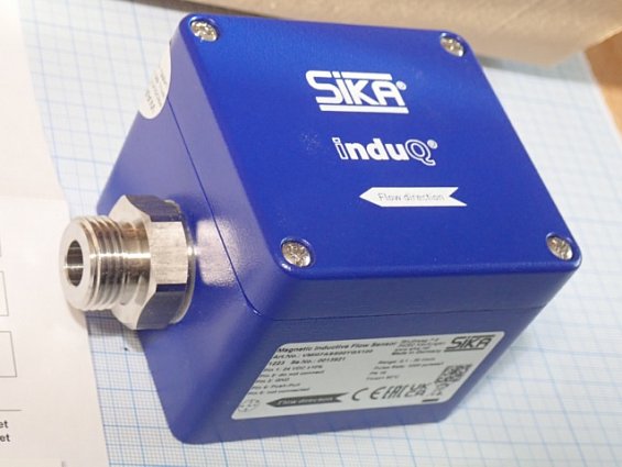 Магнитно-индуктивный датчик потока Sika BMA00548162 VMI07ASS00YGX100 Magnetic Inductive Flow Sensor