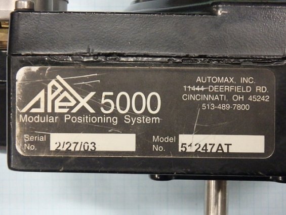 Позиционер APEX 5000 Modular Positioning System 51247AT производитель AUTOMAX INC