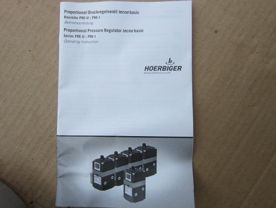 Клапан hoerbiger PRE-I ps120001-050-000 0-5bar 4-20mA редуктор пропорциональный регулятор