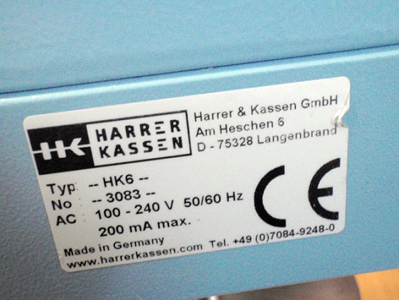 Плотномер hk6-C-6506 HARRER KASSEN компактное исполнение 100-240VAC 200mA 50/60Hz RS232 DN65