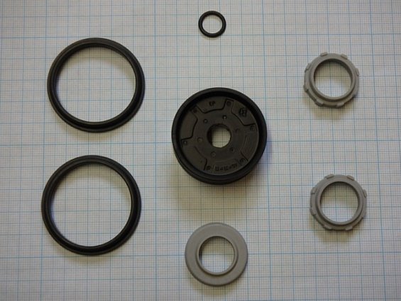 Ремкомплект пневмоцилиндра pneumax rg1319/0016 набор уплотнений с манжетами поршня D=40мм