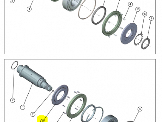 Крышка нижняя ролика новой конструкции EVOLUTION 50005926 LOW COVER NEW DESIGN пресс-гранулятора