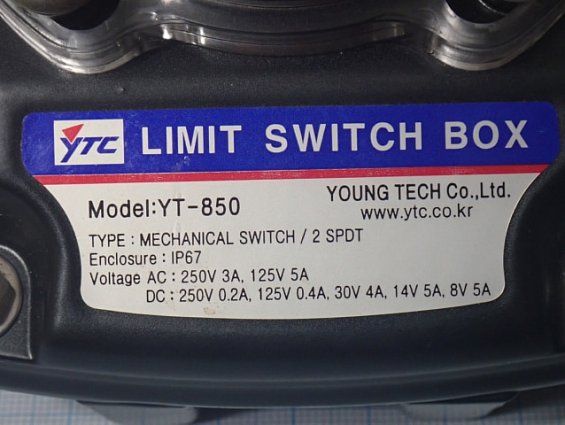 Блок конечных выключателей YTC YT-850 LIMIT SWITCH BOX mechanical switch/2spdt ip67 без крепежной
