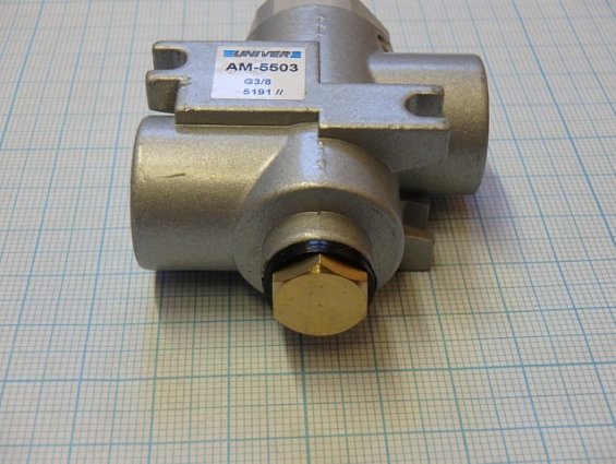 Пневмоклапан блокирующий UNIVER AM-5503 am5503 G3/8 D9.5mm blocking valve