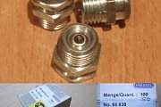 Пресс-масленка плоская оцинкованная T1/B-голФ16 G1/4"-VZ-SK-SW 15-SKK шестигранная головка DIN3404