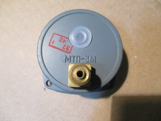 Манометр МТП-3М Ф60мм шкала 0-1.5кгс/см2 ТУ-25-02-72-75 1976г.в производитель ПТО Теплоконтроль