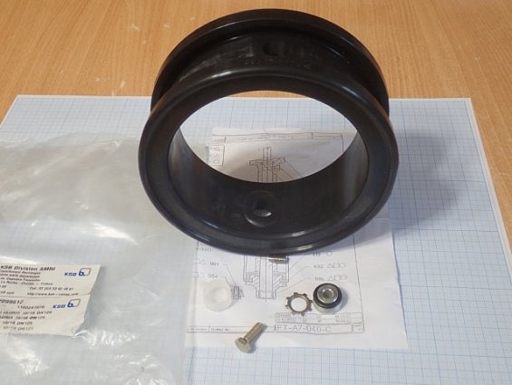 Ремкомплект затвора KSB Amri DN125 ISORIA-10/16 125XA EPDM 42099612 вес-0.32кг габаритный размер 180
