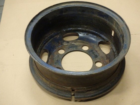 Диск стальной колесный S-BDB5.50Fх16 BDB16х5.50F 115-8 16" 16дюймов 5отверстий под шпильки с кольцом