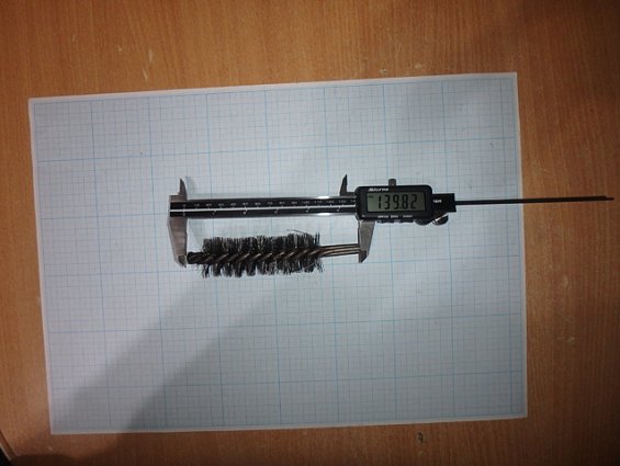 Щетка-ерш стальной Д32х95х140х4.0х0.3мм D32х95х140х4.0х0.3mm диаметр-Ф32мм