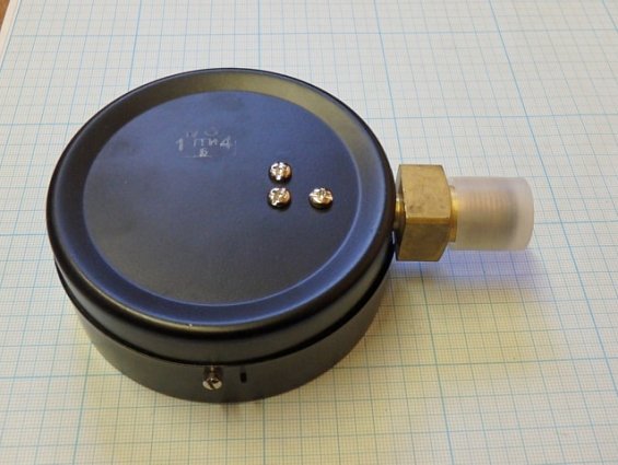 Мановакуумметр ФИЗТЕХ МВП3-Уф -1-0-9kgf/cm2 Ф100мм IP40 Кл.т.1.5 М20х1.5 ГОСТ2405-88