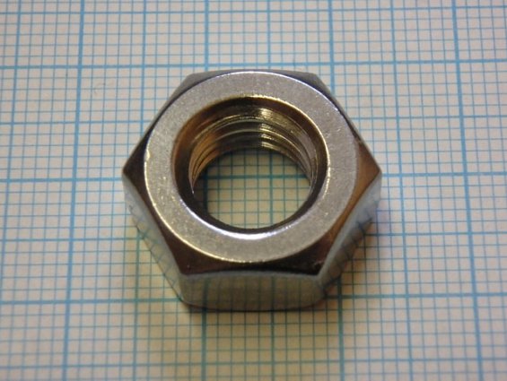 Гайка М10 A2-70 DIN934 ГОСТ5915-70 ГОСТ5927-70 ISO4032 из нержавеющей стали