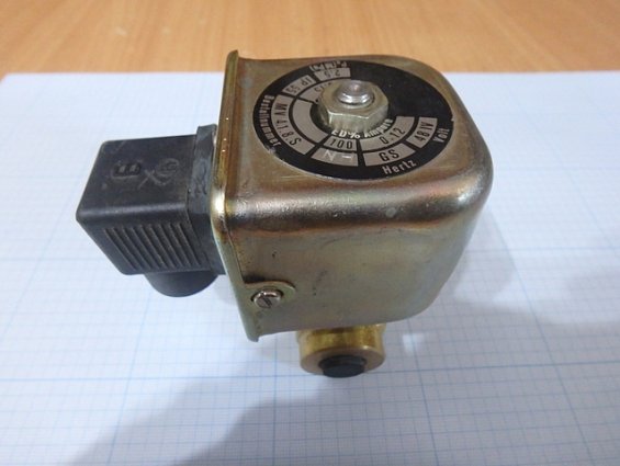 Клапан электромагнитный Bestellnummer t-mV 4.1.8.S IA-D4 magnetventil NW4mm Ду4мм М14х1.5 РN2.5bar