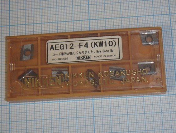 Пластина твердосплавная Nikken aeg12-f4(kw10) xaegt090304L-na-423 kw10 5796L5