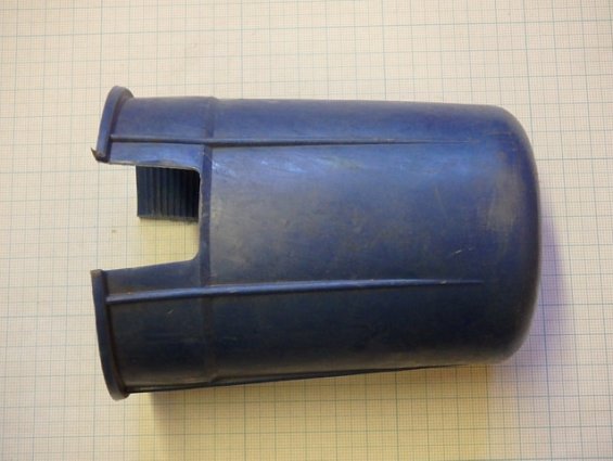 Колпак баллонный на баллон кислородный 40 литров ГОСТ 949-73 синий пластик с резьбой 2G 3/4