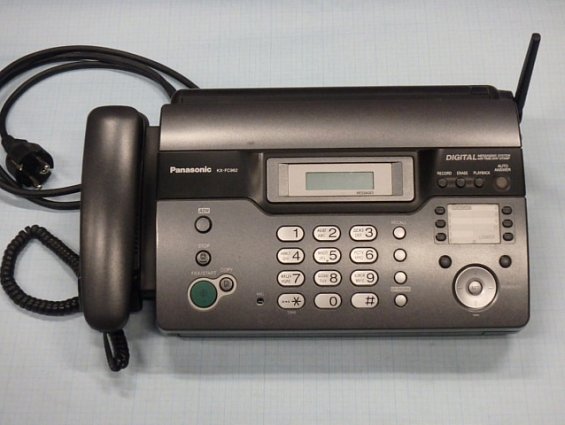 Факсимильный Аппарат Panasonic KX-FC962RU 220-240В 50/60Гц 1.2А Сделано в Малазии БЫВШИЙ В УПОТРЕБЛЕ