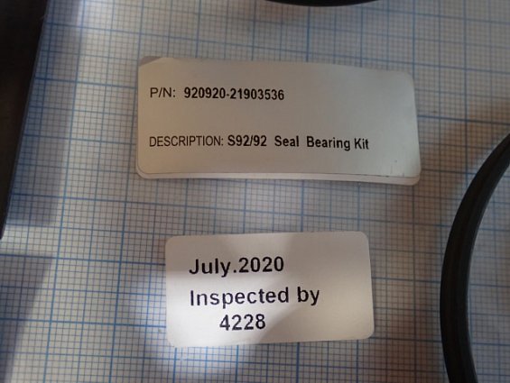 Ремкомплект Bray 920920-21903536 S92/92 Seal Bearing Kit