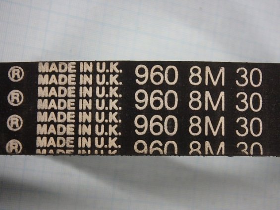 Ремень зубчатый HTD 960 8M 30 Ширина 30мм зубьев 120шт Gates PowerGrip UK Великобритания