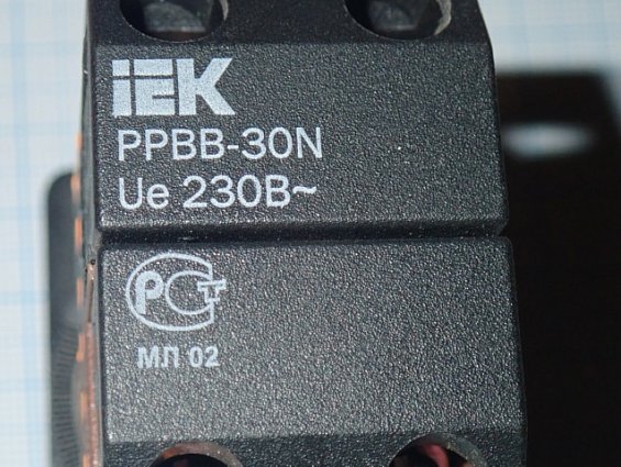 Кнопка iEK PPBB-30N Ue230В~