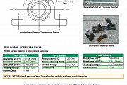 Датчик температуры подшипника bearing sensor wdb814v3aI для ввинчивания