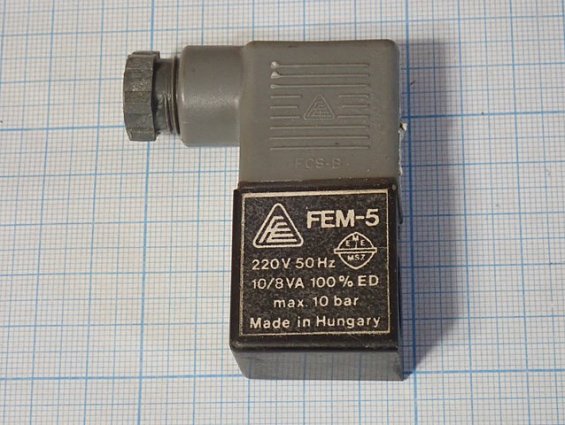 Катушка электромагнитная соленоид FEM-5 220V 50Hz 10/8VA 100%ED made in Hungary 