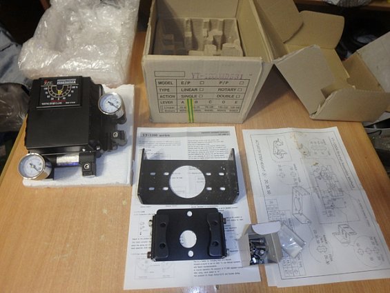 Позиционер пневматический P/P POSITIONER Yt-1200RD531S0 AIR CONNECTION (N)PT-1/4 SUPPLY PRESSURE