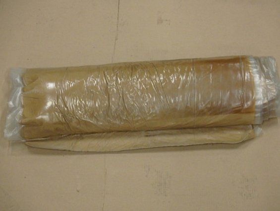 Резина сырая толщина 1,5мм ширина 670мм цвет желтый смесь резиновая каландрованная пищевая