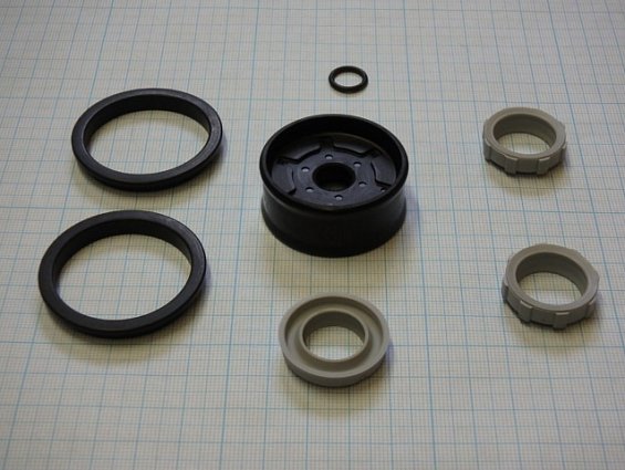 Ремкомплект пневмоцилиндра pneumax rg1319/0016 набор уплотнений с манжетами поршня D=40мм