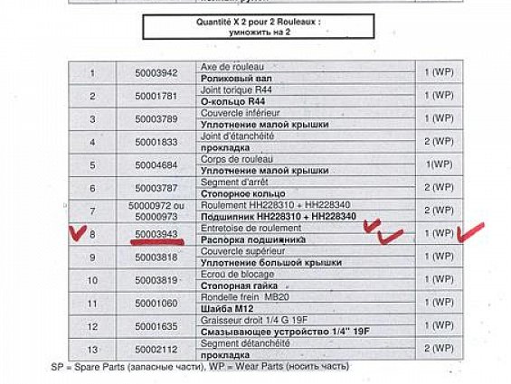 Распорка подшипника EVOLUTION 50003943 Entretoise de roulement