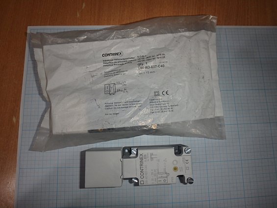 Датчик индуктивный contrinex dw-ad-607-c40 Sn:15mm U:20-265V Imax=300mA IP65 вес-0.22кг