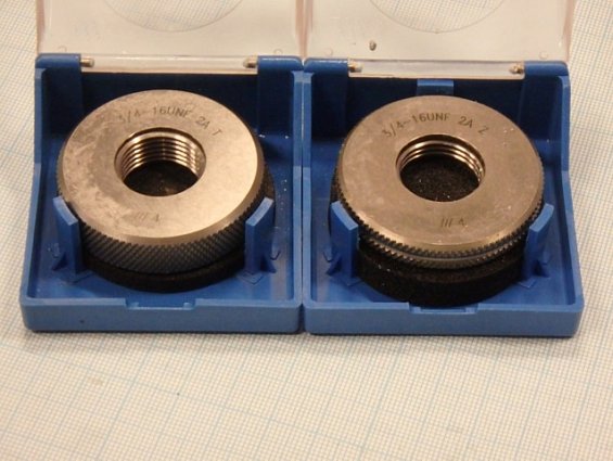 Калибр кольцо G3/4" 16UNF 2A комплект ПР/НЕ