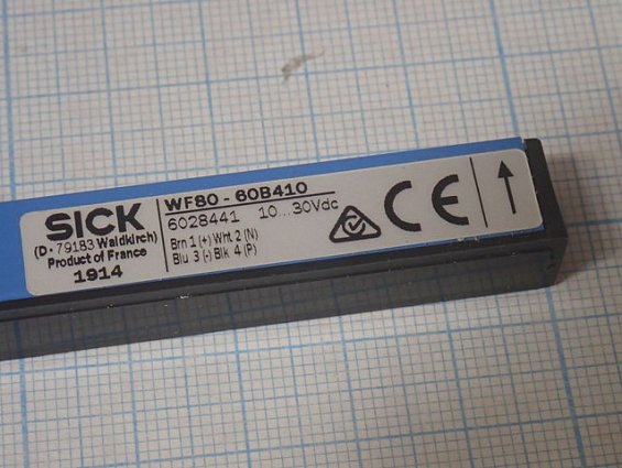 Датчик фотоэлектрический SICK WF80-60B410 6028441 10...30Vdc вилочный щелевой