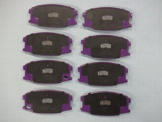 Колодки тормозные дисковые передние PN3407 Nibk автомобиля mitsubishi canter шасси FE567b 8шт