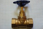 Вентиль клапан 15Б3р Ду20 3/4" Ру10 запорный муфтовый латунный STC