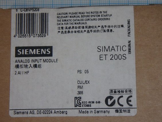 Модуль SIEMENS 6es7 134-4MB02-0AB0