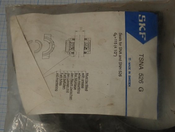 Уплотнение корпуса SKF TSNA526G Seals for SNA and SNH 526 da=115 комплект