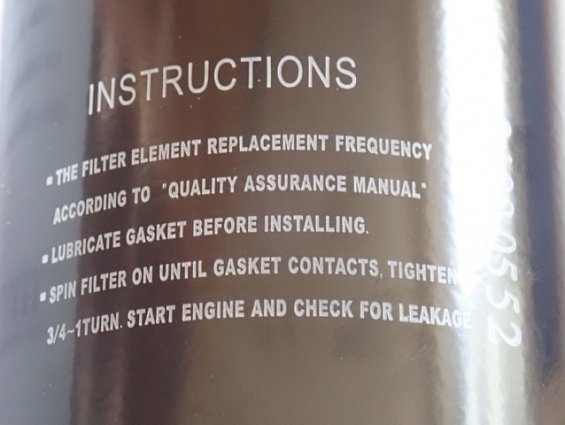 Фильтр масляный GWM 1017100AEC01 JLX-459 бензинового двигателя GW4C20B автомобиля HAVAL H9 MADE IN C