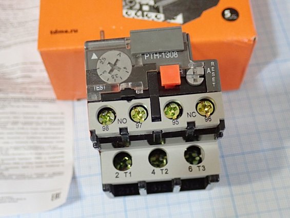 Реле электротепловое TDM РТН-1308 2.5-4.0А SQ0712-0005