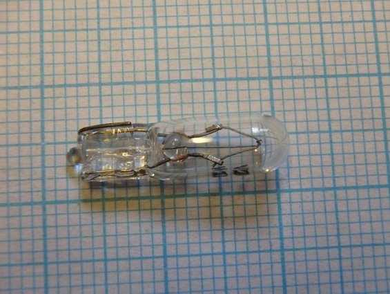 Лампа миниатюрная щитовая t5-24V1.2W Clear прозрачная автомобиля Митцубиши Кантер MITSUBISHI CANTER