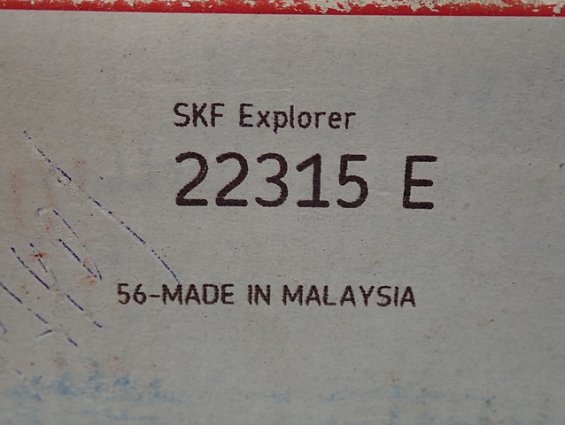 Подшипник SKF 22315E 56-MADE IN MALAYSIA